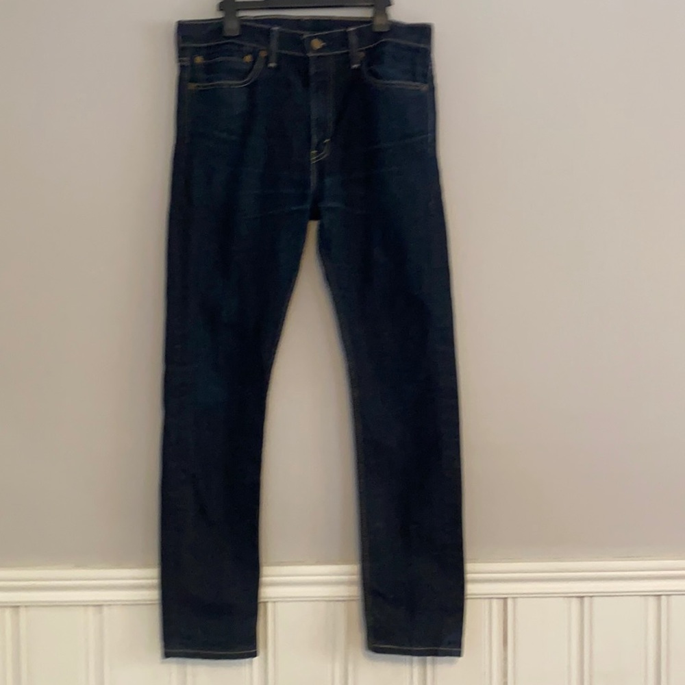 Levi's Men's Dark Blue Straight Jeans